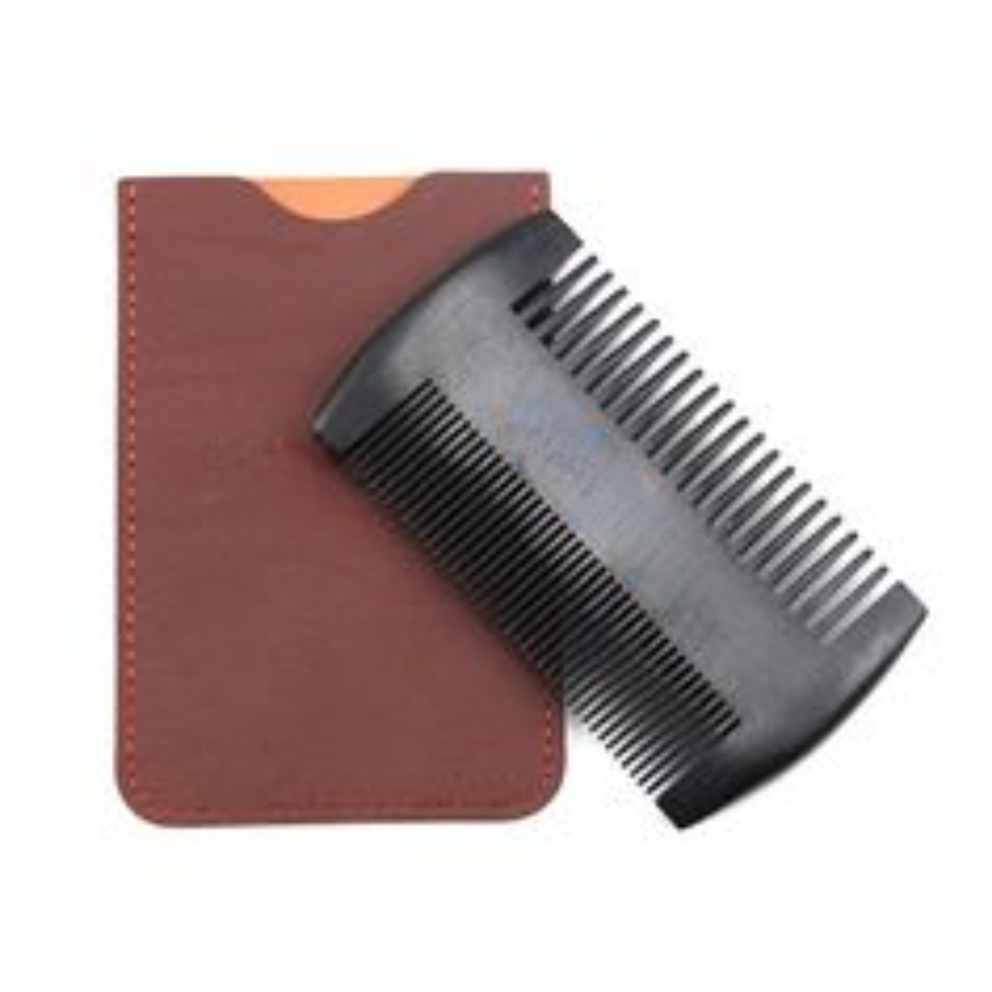 Wooden Beard Mustache Comb Case