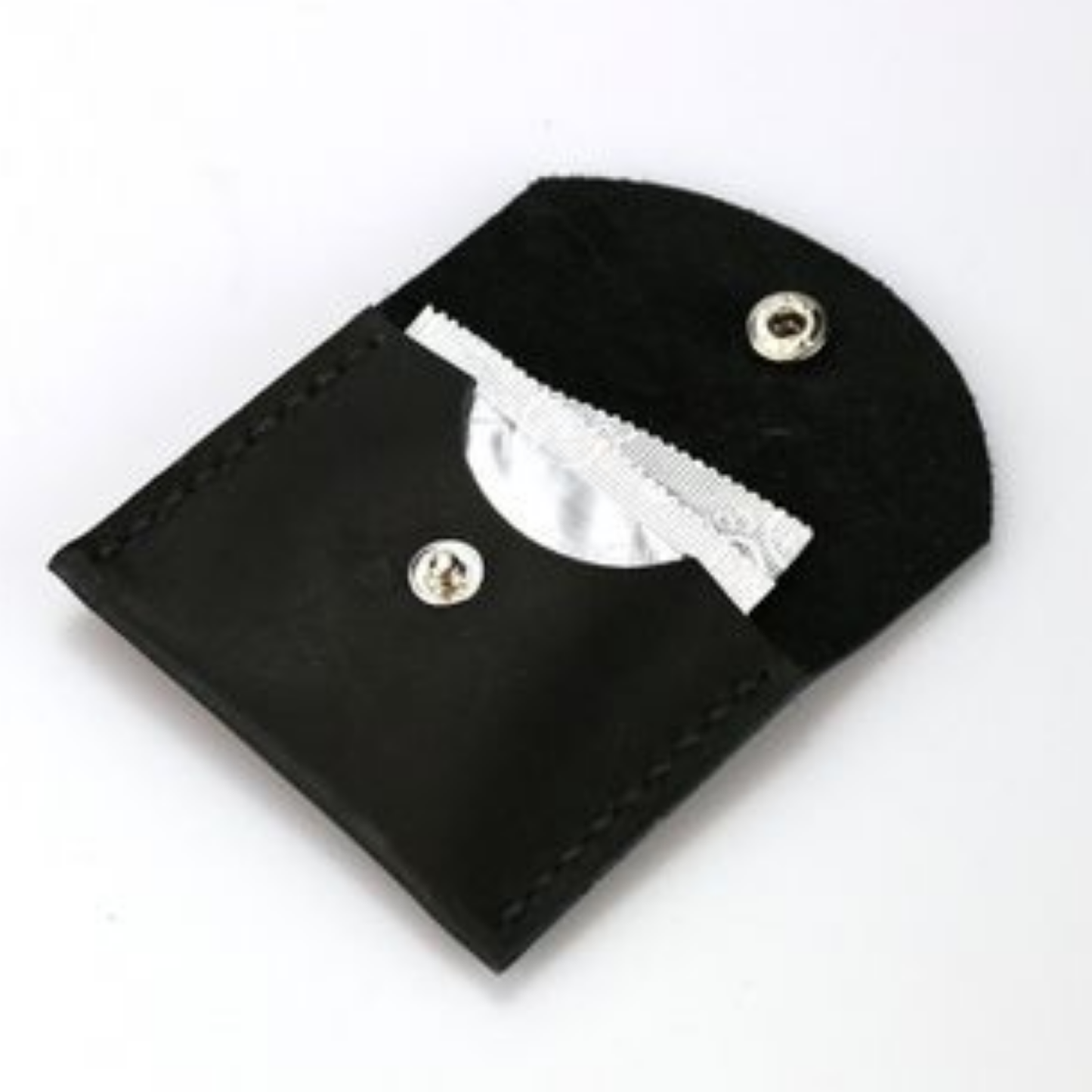 Leather Condom Case Black