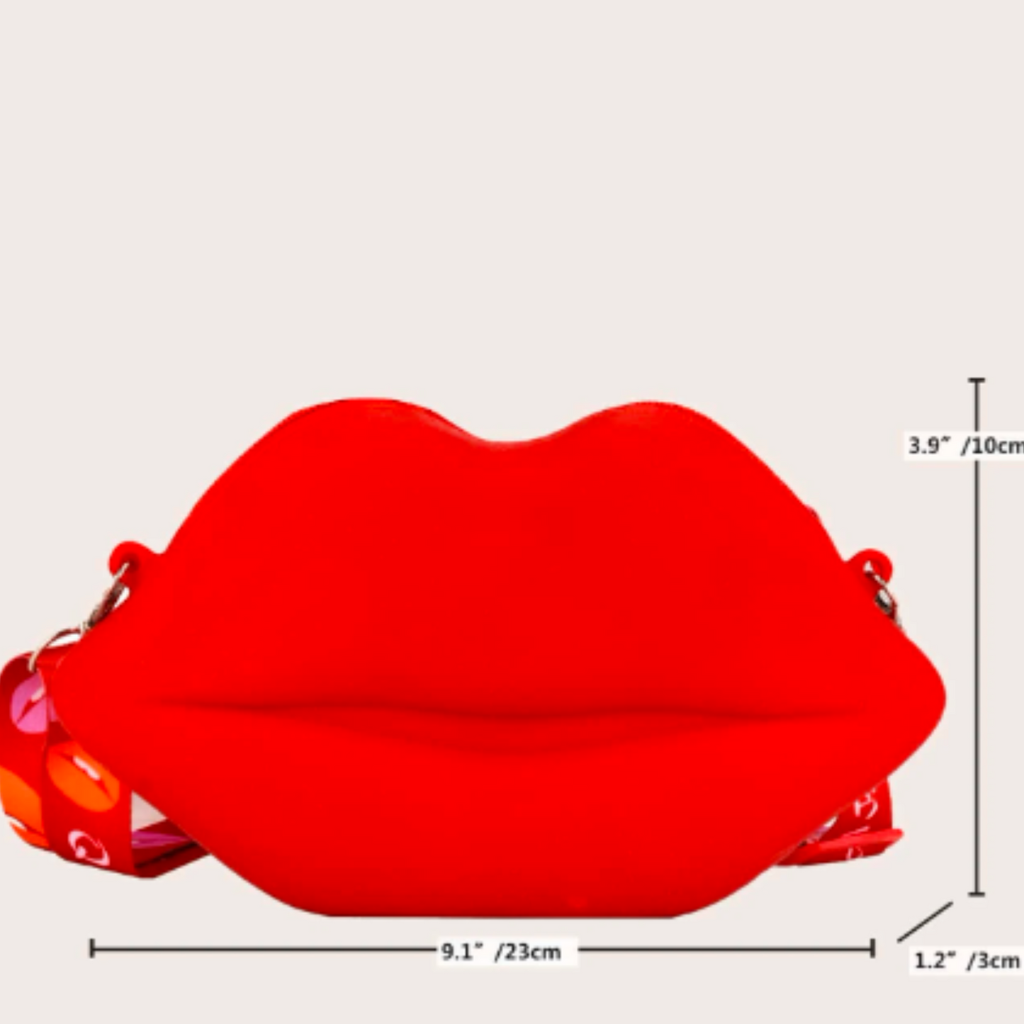 Lip Design Crossbody Bag