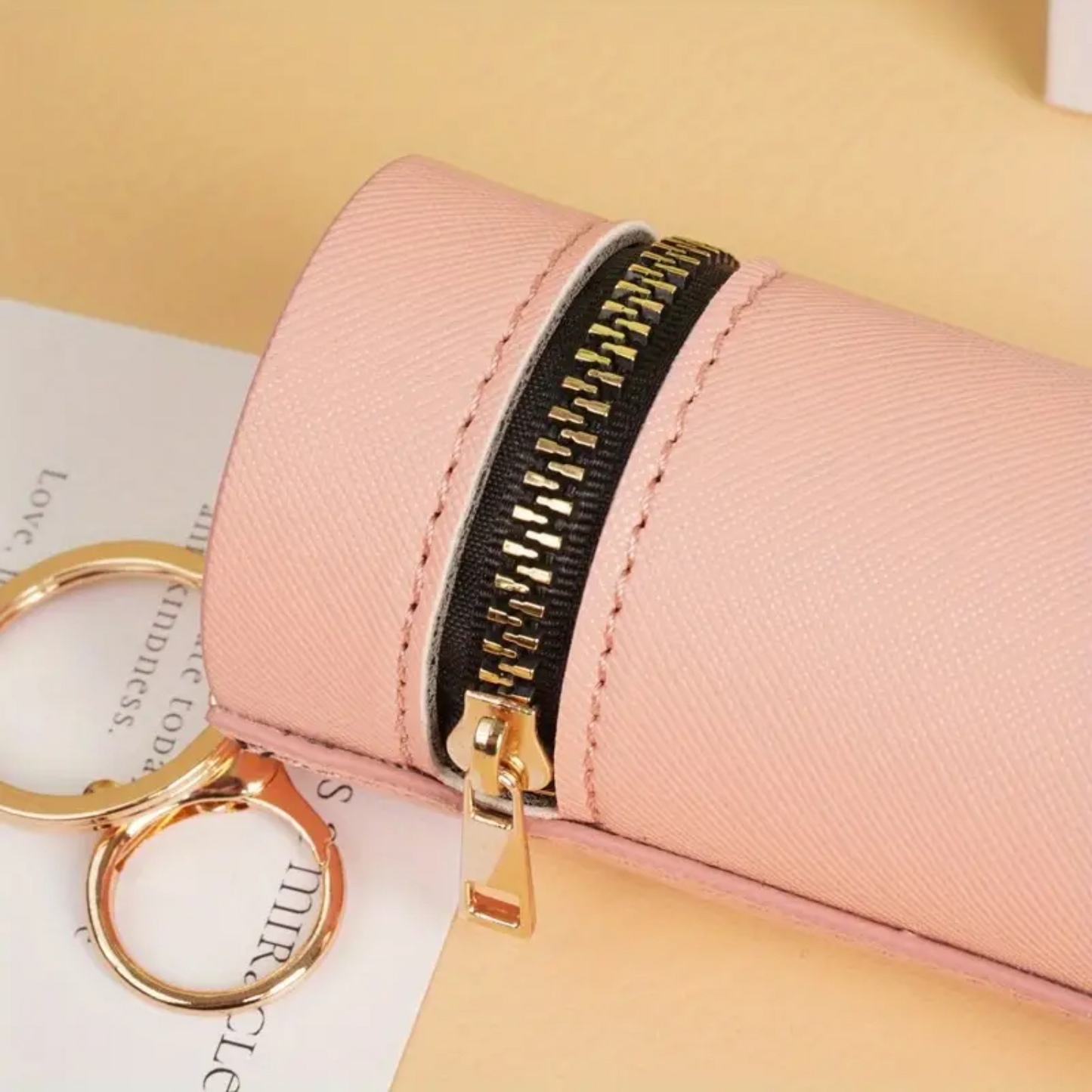 Stylish Cylindrical Lipstick Case