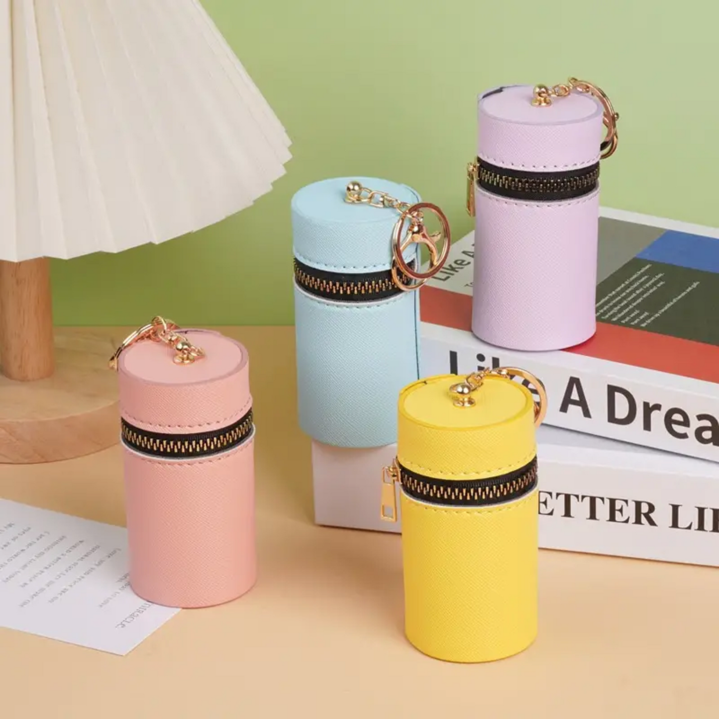 Stylish Cylindrical Lipstick Case