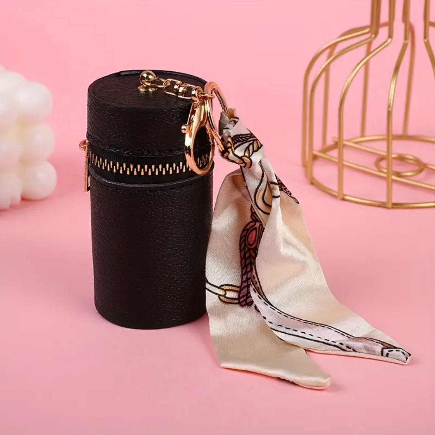 Stylish Cylindrical Lipstick Case