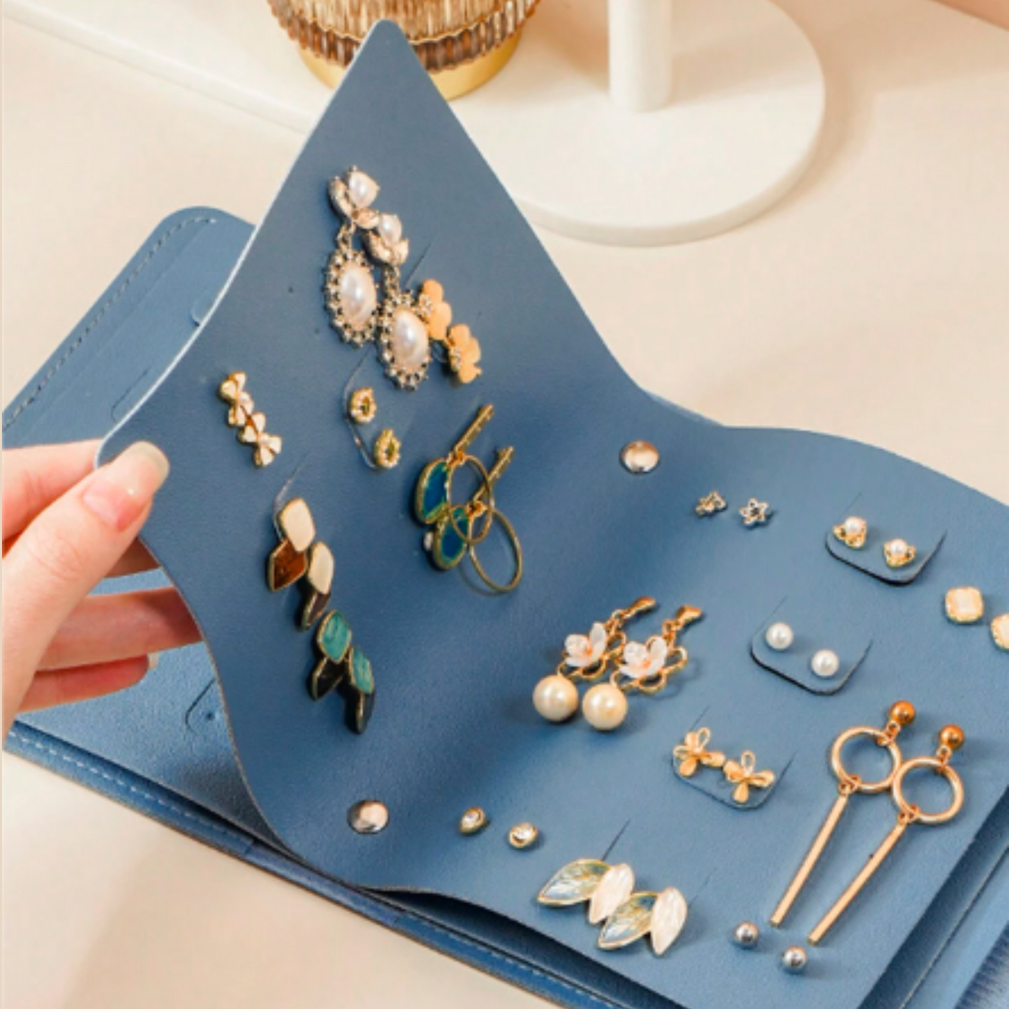 Creative Stud Earrings Storage Bag