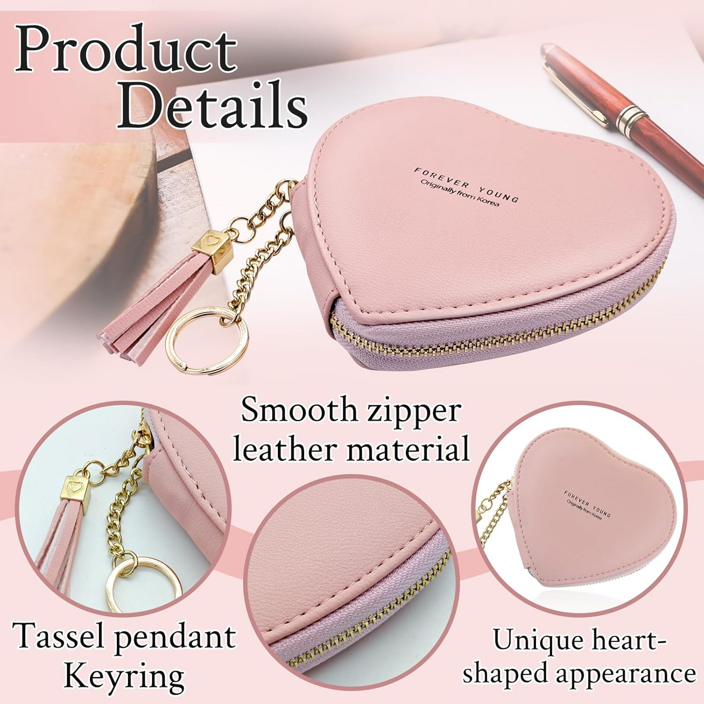 Heart-shaped Coin Wallet