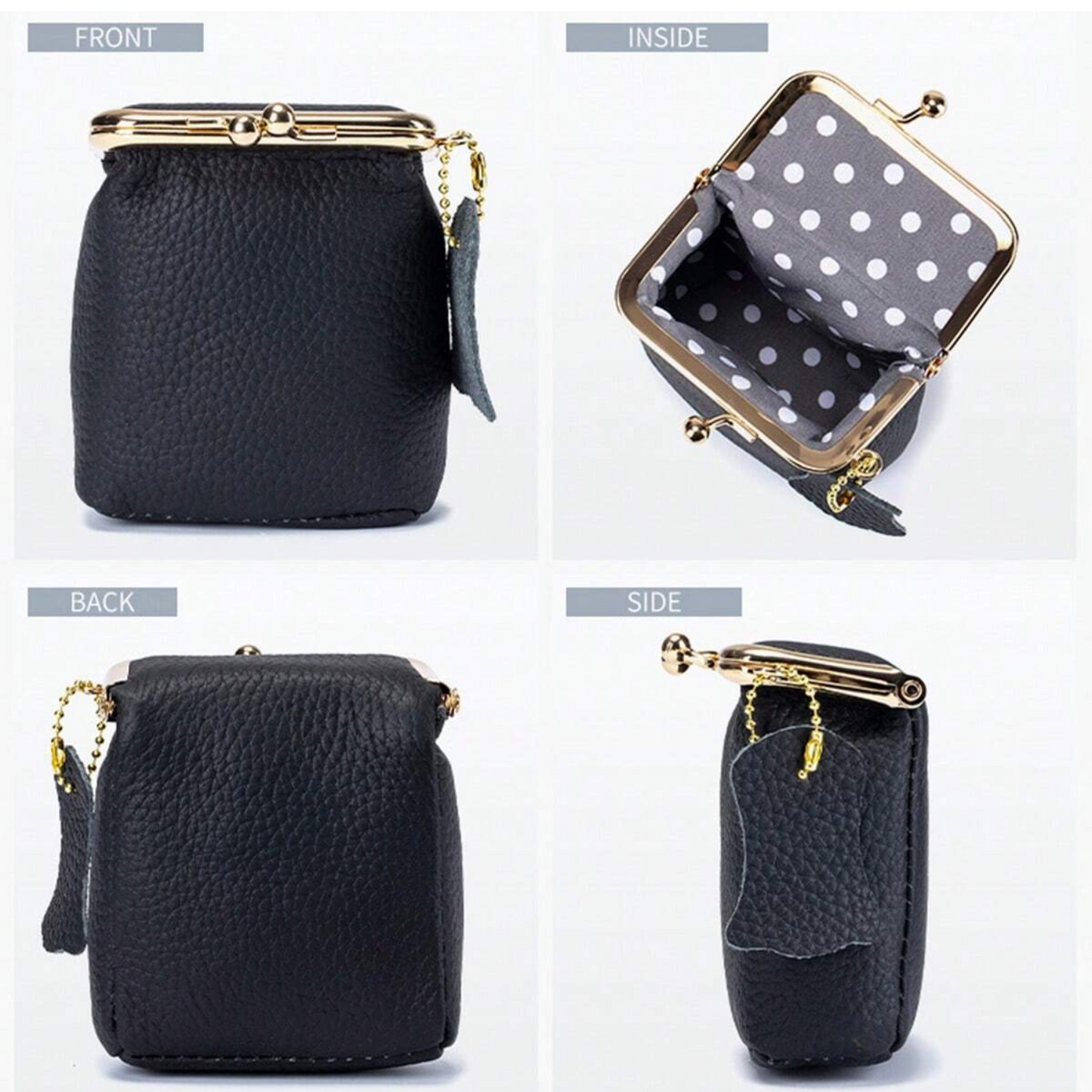 Mini Kiss Lock Cosmetic Purse