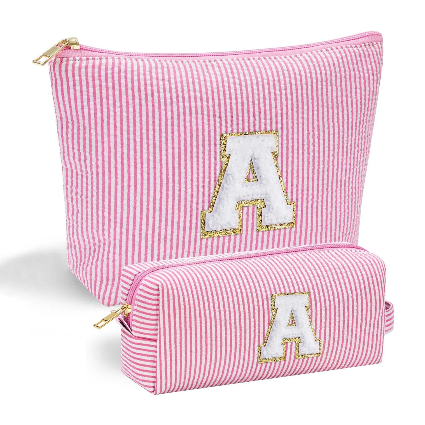 Personalized Initial Makeup Bag