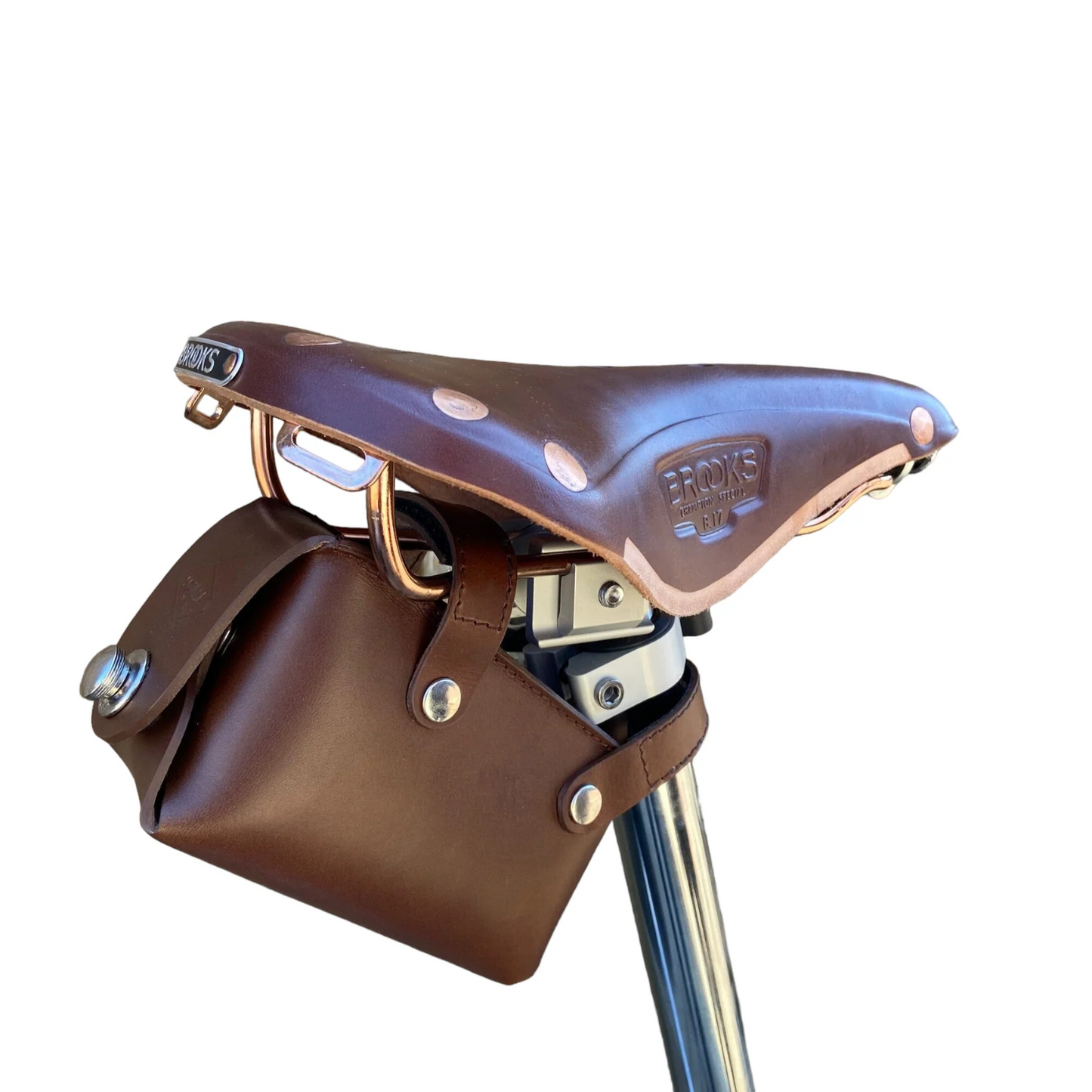 Leather Saddle Bag for Bicycles