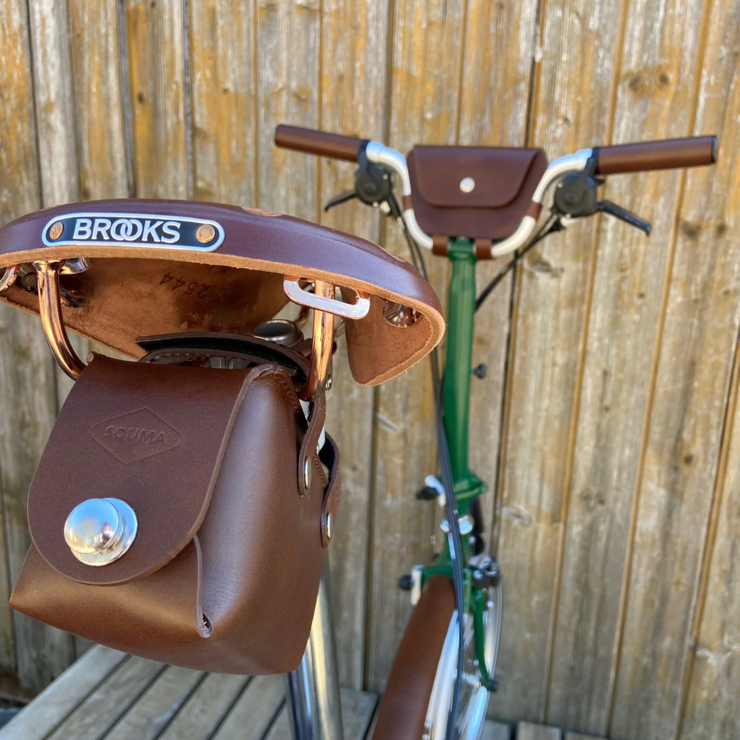 Leather Saddle Bag for Bicycles