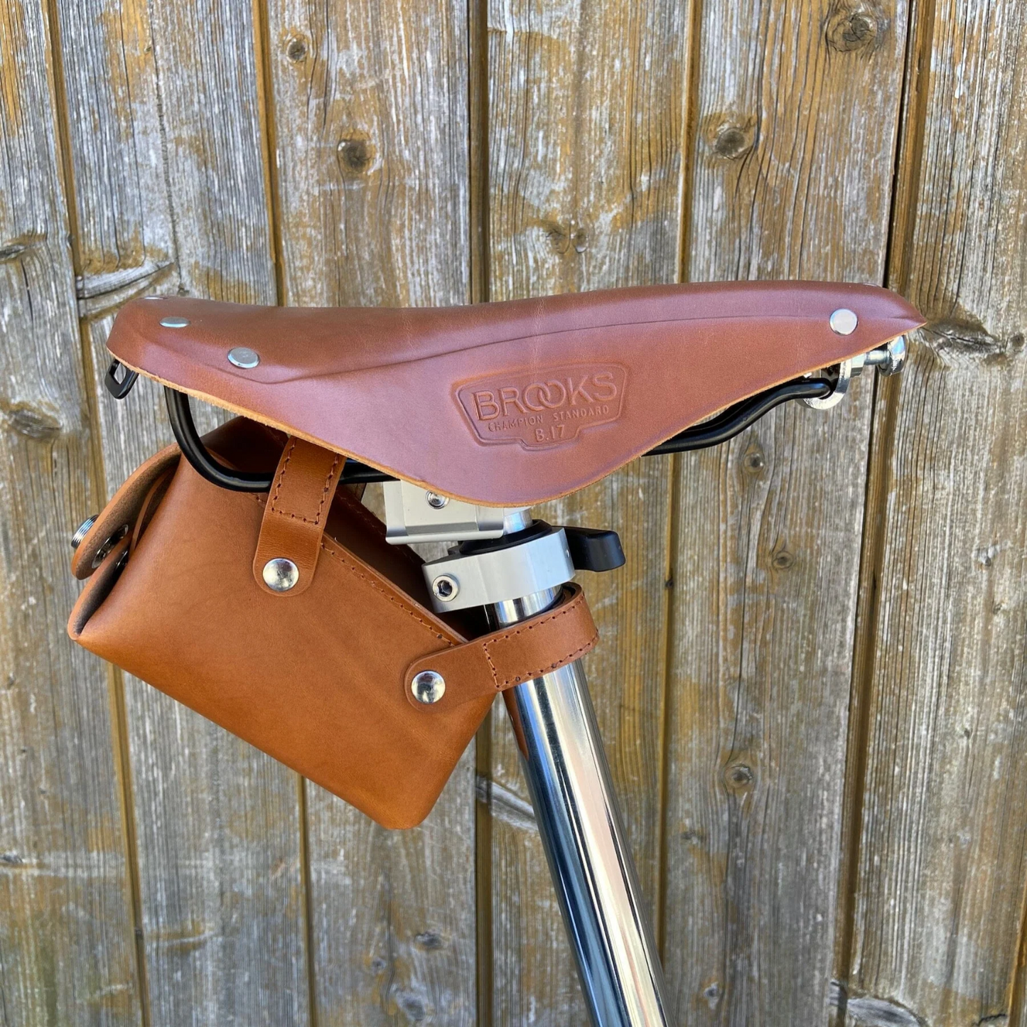 Leather Saddle Bag for Bicycles