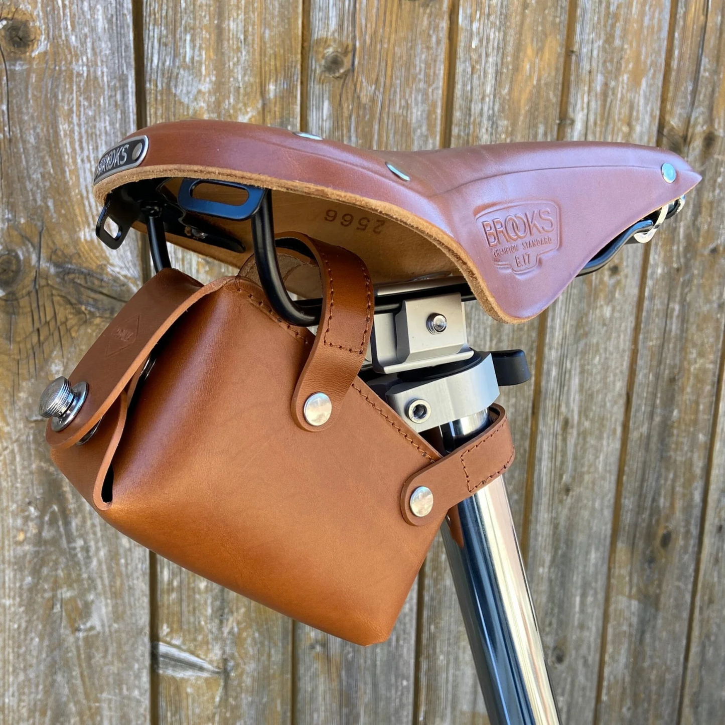Leather Saddle Bag for Bicycles
