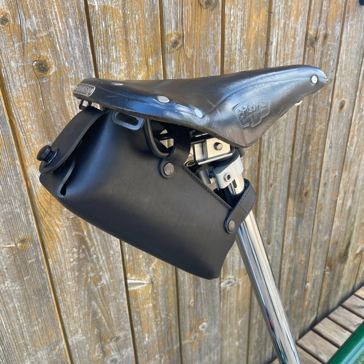 Leather Saddle Bag for Bicycles