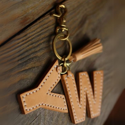 Letter Shaped Keychain