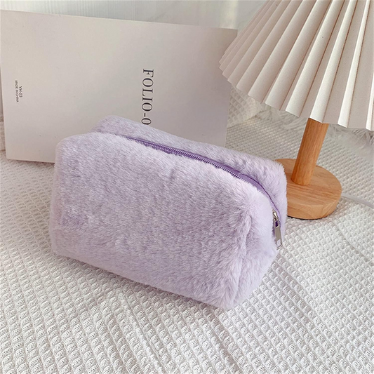 Fluffy Cosmetic Makeup Storage Bag