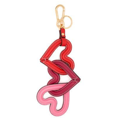 Leather Keychain Heart