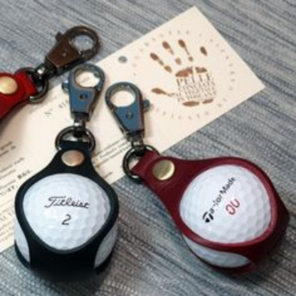 Leather Golf Ball holder