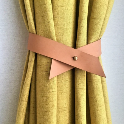 Leather Curtain Tie Back