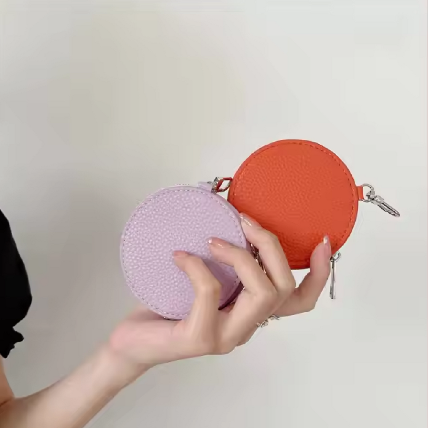 Wallet Coin Purse Round