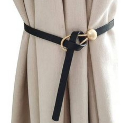 Leather Curtain Rope Tiebacks