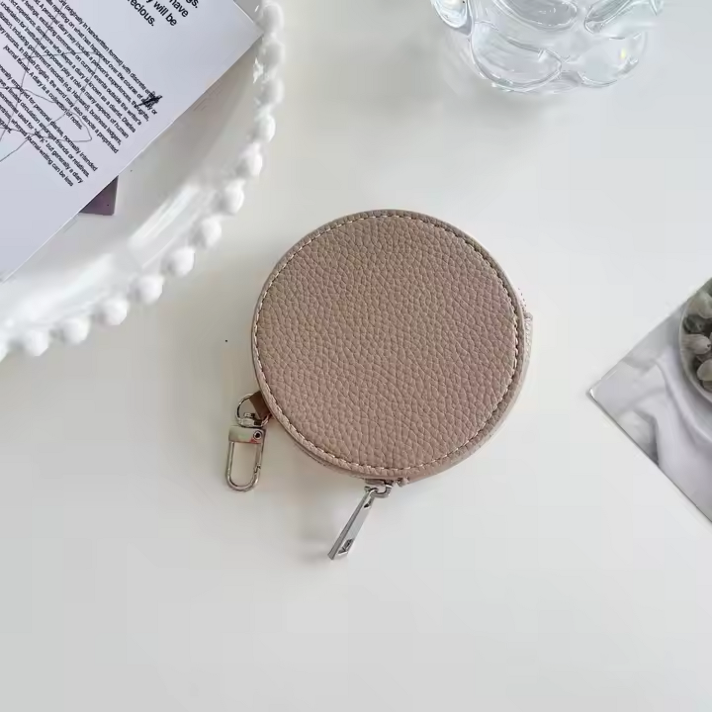 Wallet Coin Purse Round