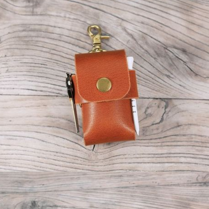 Leather Golf Ball tee pouch holder