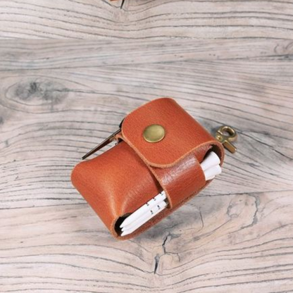 Leather Golf Ball tee pouch holder