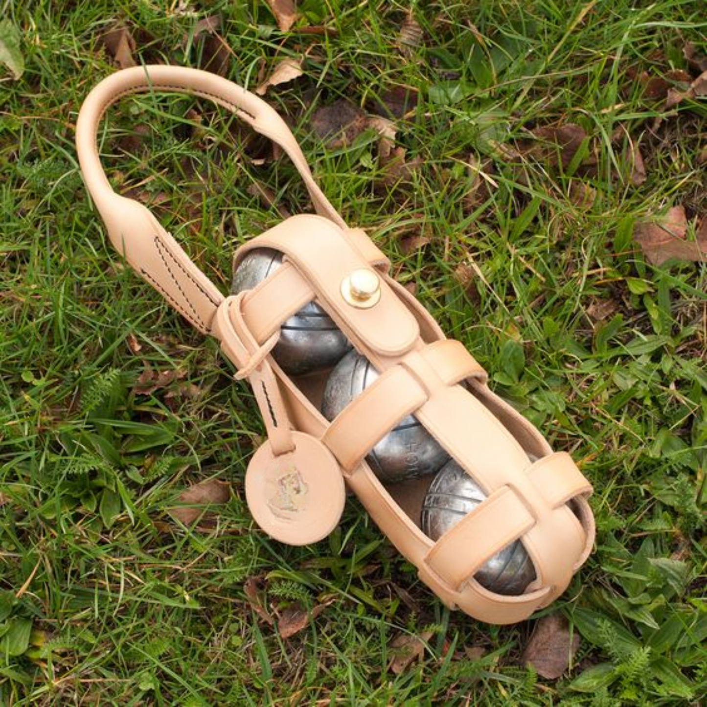 Leather Golf Ball holder