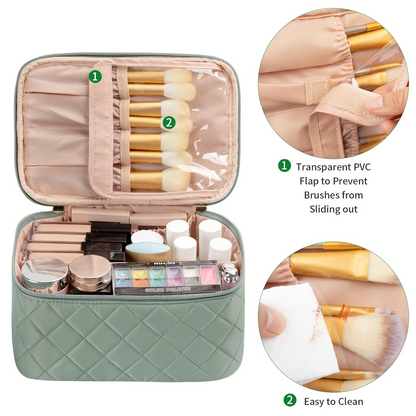 Large Capacity Travel Makeup Case Organizer