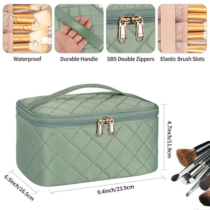 Large Capacity Travel Makeup Case Organizer
