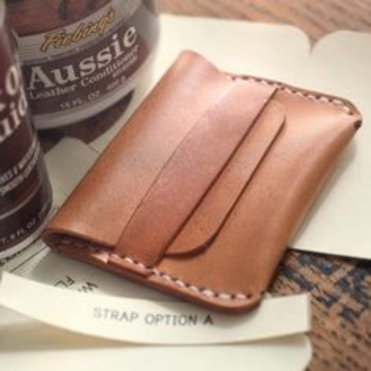 Personalized Fine Leather Front Pocket Wallet