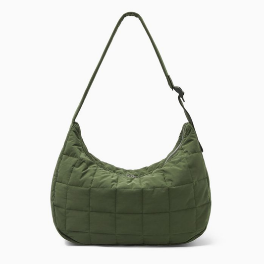 Quilted Messenger Bag
