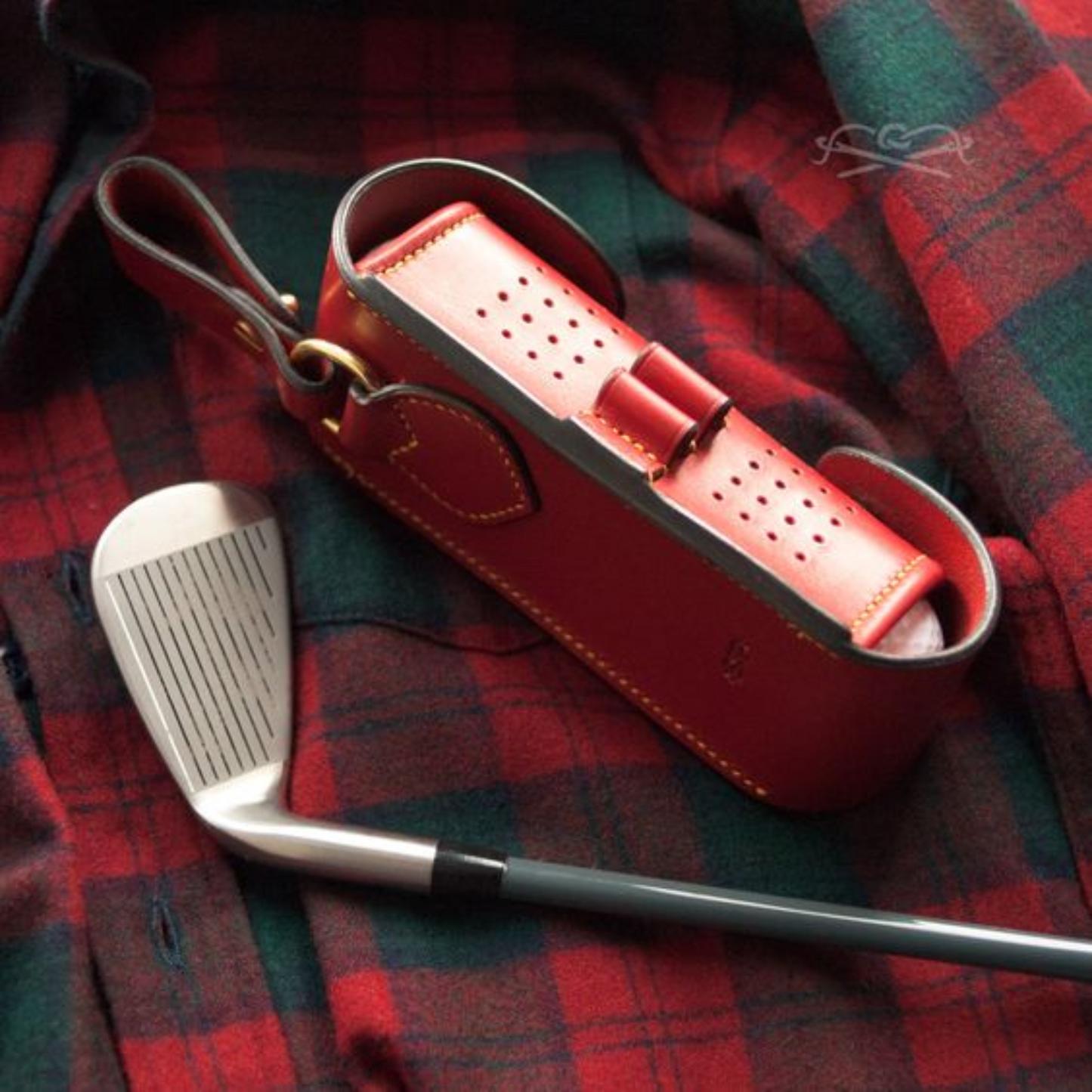 Leather Golf Ball holder