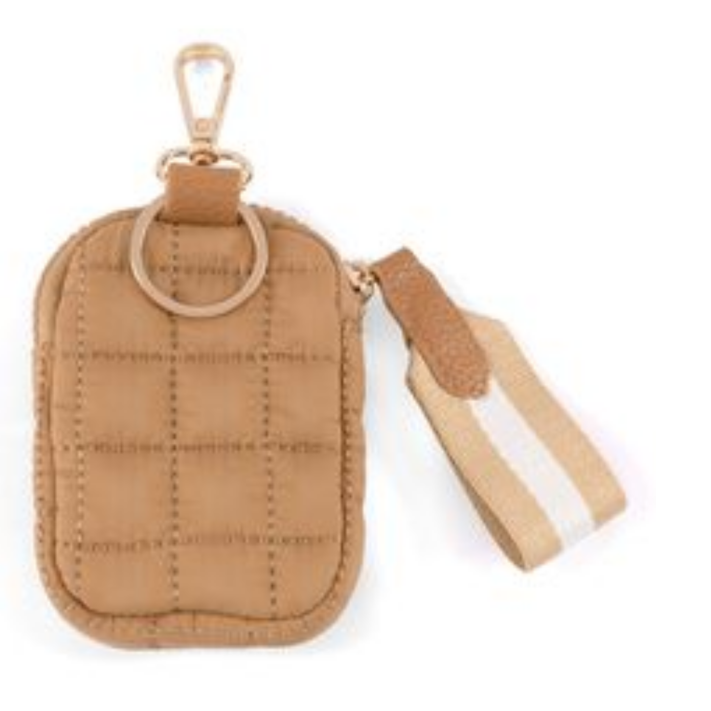 Quilted Nylon Clip-On Pouch