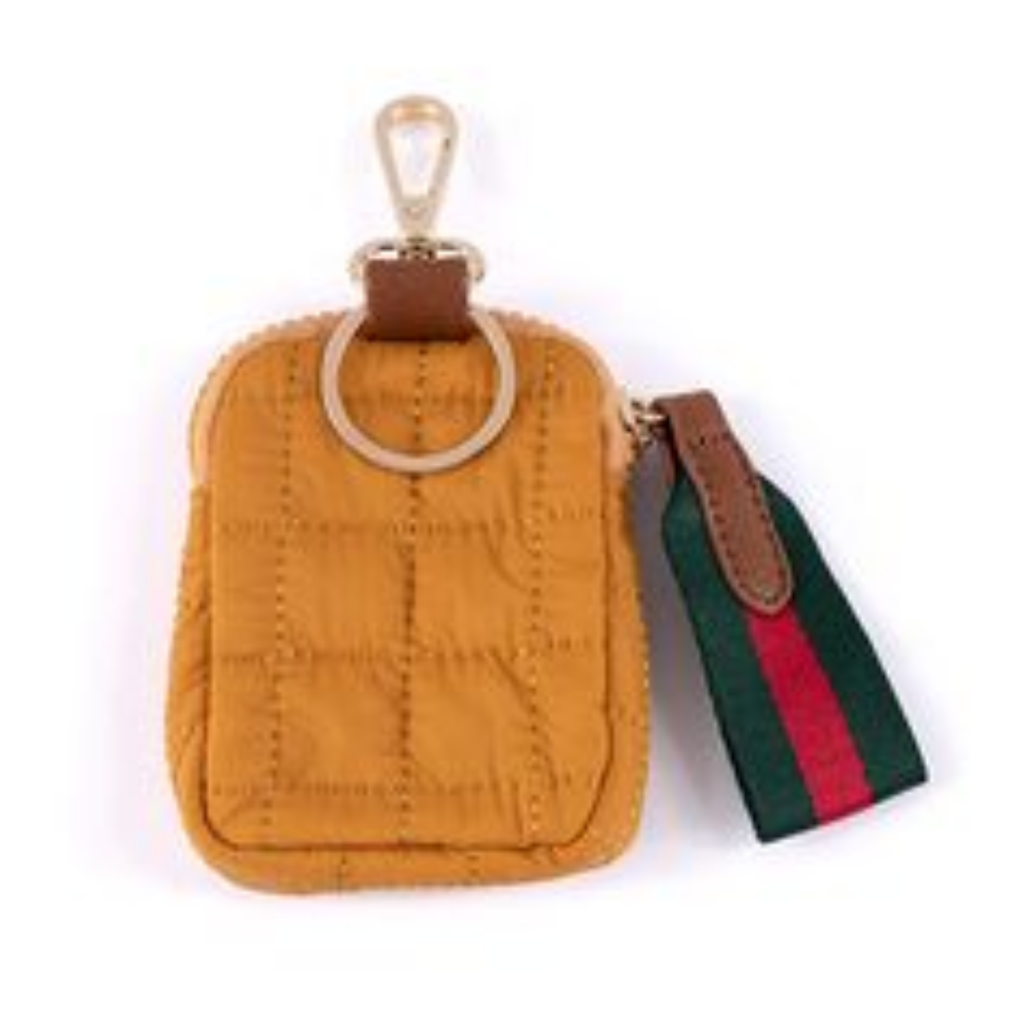 Quilted Nylon Clip-On Pouch