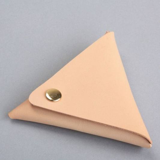 Leathercraft Triangle Coin Pouch