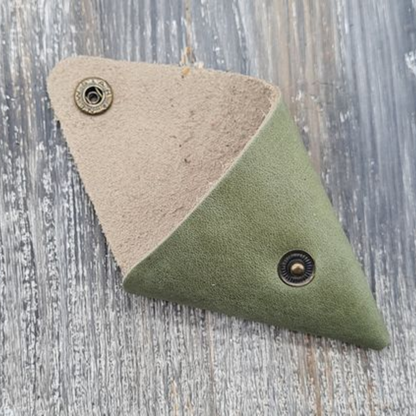 Leathercraft Triangle Coin Pouch