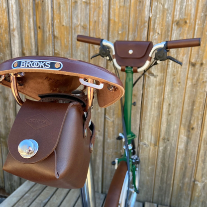 Leather Saddle Bag for Bicycles