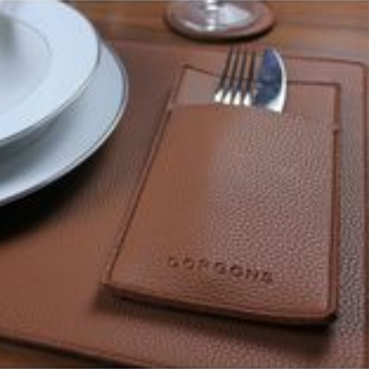 Leather Cutlery Case