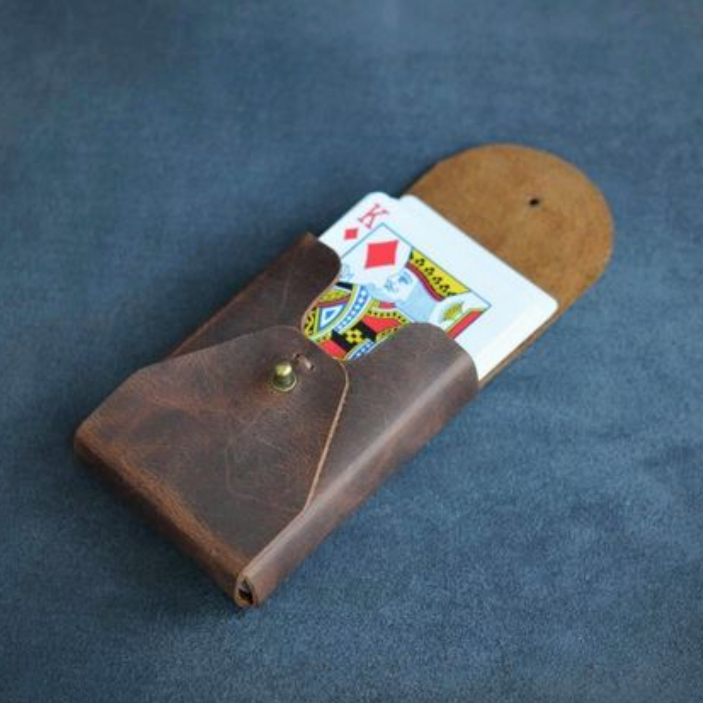 Leather Playing Card Case