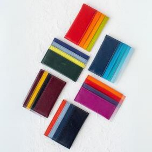 Multicolor credit card holder